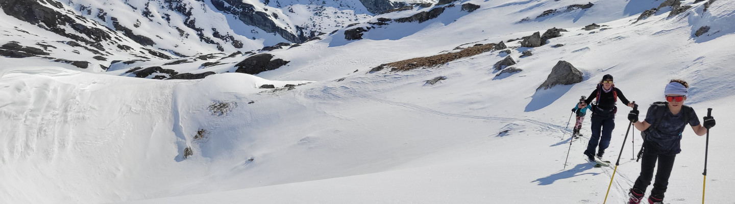 Ski touring or splitboard initiation